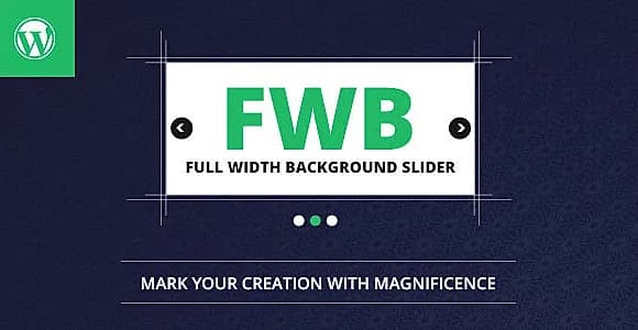 Full Width Background Slider (Pro) WordPress Plugin