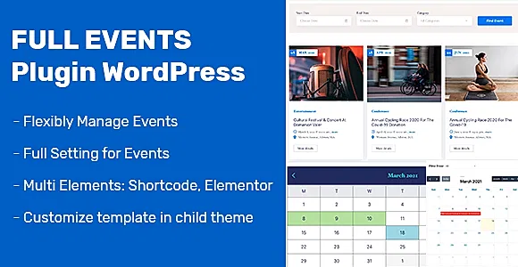 FullEvents - Ovatheme Events WordPress Plugin