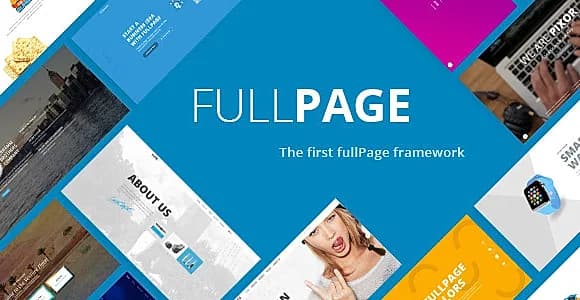 FullPage -  Fullscreen One Page Template