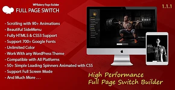 FullPage Switch WordPress Plugin