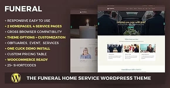 Funeral WordPress Theme