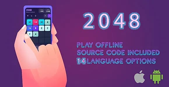 Fusion 2048 - Android Game with AdMob & In-App Purchase