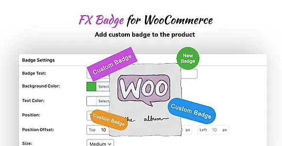 FX Badge for WooCommerce WordPress Plugin