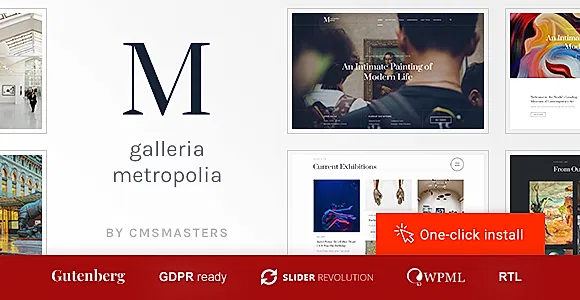 Galleria Metropolia WordPress Theme