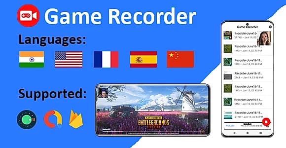 Game Recorder with Front Camera and Audio