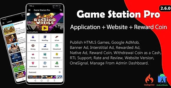 Game Station Pro (Application and Website)