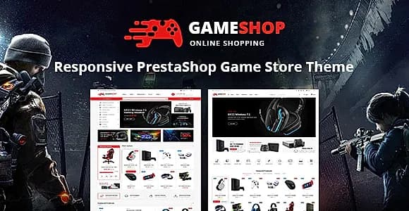 Gameshop - Responsive PrestaShop Shopping Themes