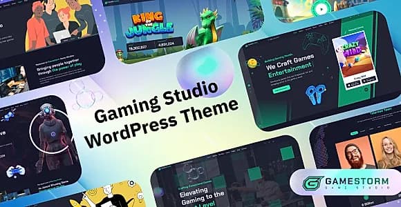 Gamestorm WordPress Theme