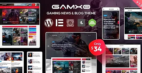 Gamxo WordPress Theme