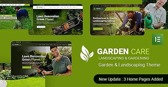 Gardencare New WordPress Theme