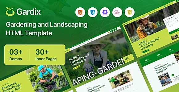 Gardix - Gardening & Landscaping HTML Template