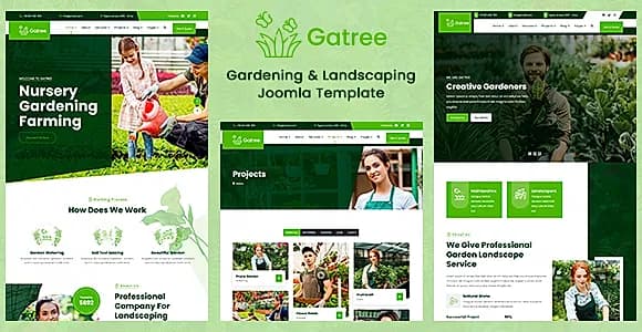 Gatree - Gardening and Landscaping Joomla 4 & 5 Template