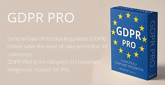 GDPR PRO - Complete EU compliant integration