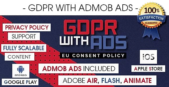 GDPR With AdMob Ads - EU Consent Policy [ Android & iOS ]