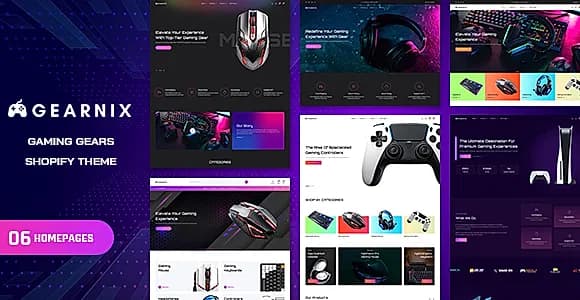 Gearnix - Gaming Gear & Accessories Shopify Theme
