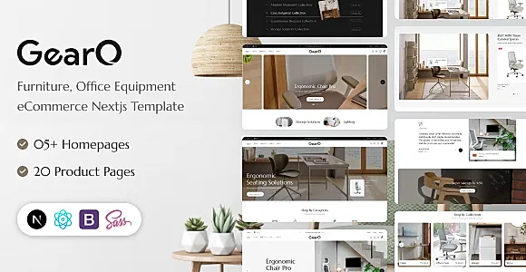 GearO - Furniture, Office Equipment eCommerce Nextjs Template
