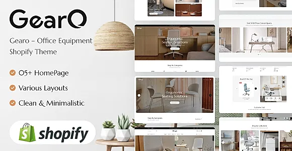 Gearo – Office Equipment Shopify Theme