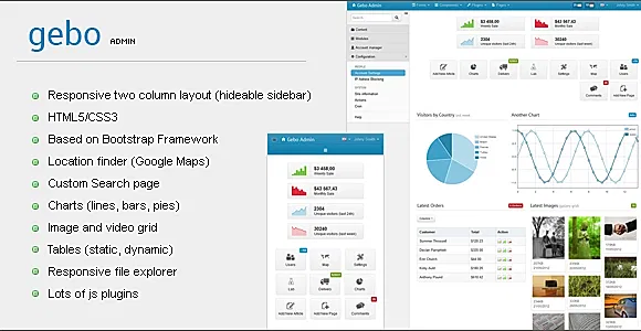 Gebo Admin Responsive Template