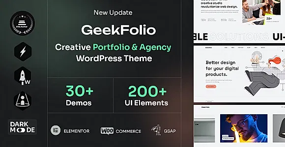 Geekfolio WordPress Theme