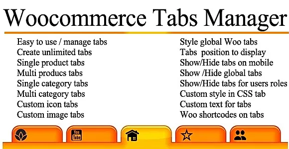 Gema75 WooCommerce Tab Manager WordPress Plugin