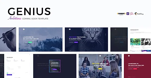 GENIUS - Ambitious Coming Soon Template