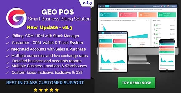 Geo POS - Point of Sale, Billing and Stock Manager Application