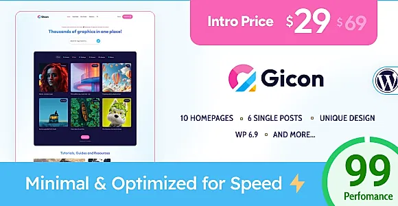 Gicon WordPress Theme