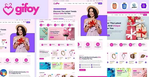 Gifoy - Gifts Shop HTML5 Template