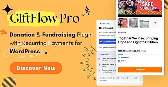GiftFlow Pro WordPress Plugin