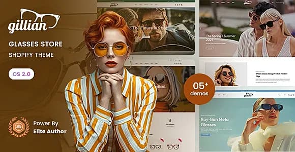 Gillian - Glasses Store Shopify 2.0 Theme