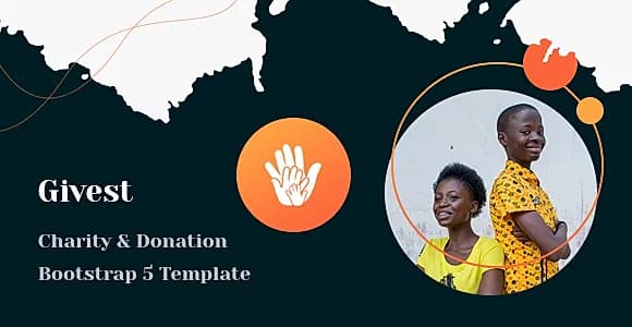 Givest - Donation Website Template for charity foundation