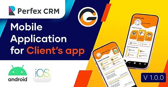 Glofex Clients Mobile APP for perfex