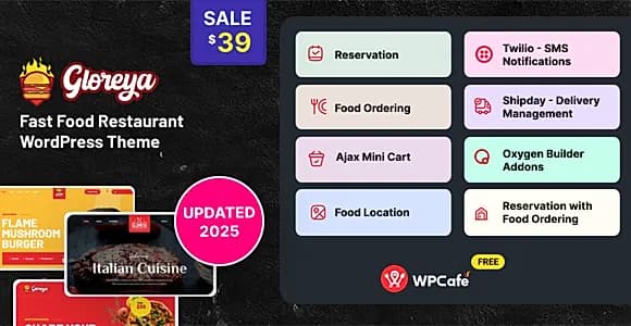 Gloreya WordPress Theme