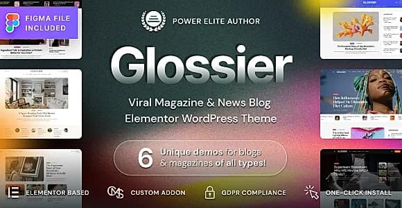 Glossier WordPress Theme