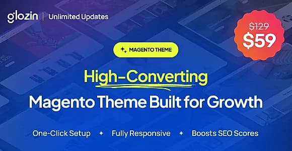 Glozin - Multipurpose Magento 2 / Adobe Commerce Theme