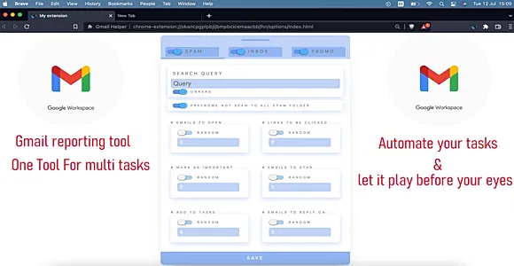 Gmail Reporting tool