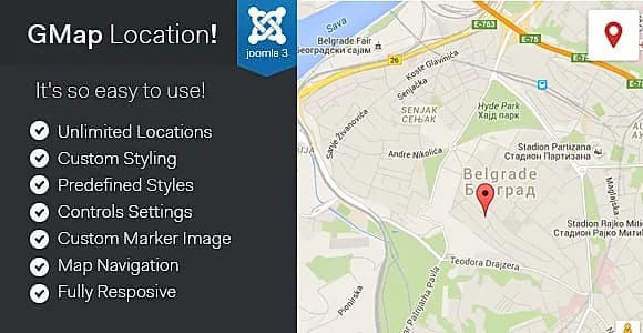 GMap Location! - Joomla Google Maps Module