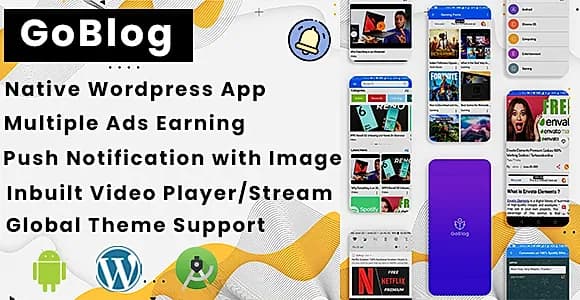 GoBlog - Native WordPress Blog App | Posts, Comments, Videos and more