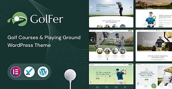 Golfer WordPress Theme