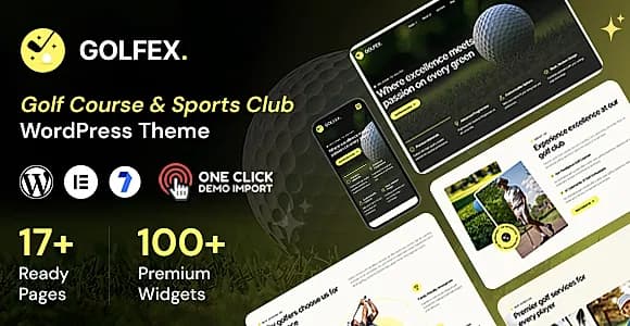 Golfex WordPress Theme