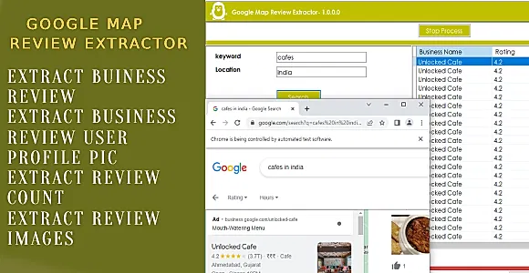 Google Map Review Extractor