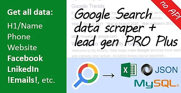 Google Search Data Scraper PRO plus
