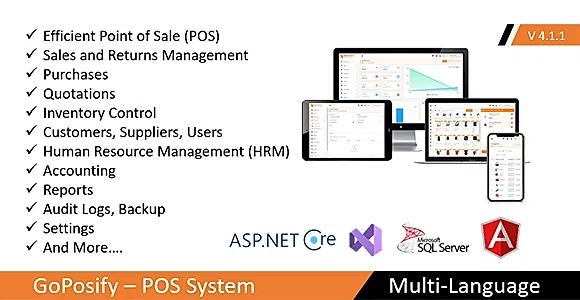 GoPosify POS - Best ERP, Inventory Management, HRM, Accounting