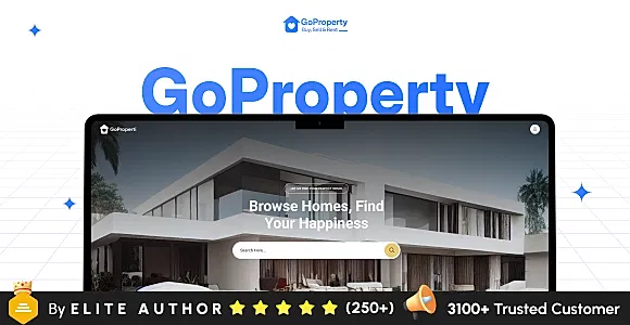 GoProperty - Real Estate Property Listing Website | Buy, Rent & Sell Website (Add-on)
