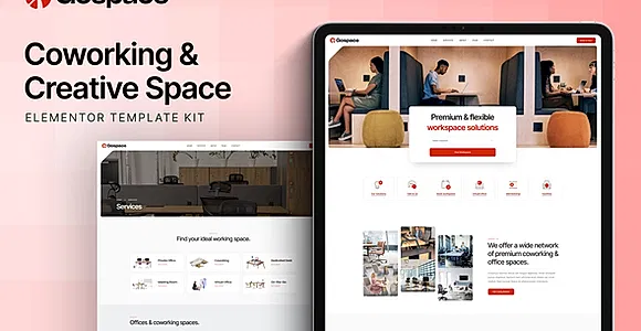 Gospace - Coworking & Creative Space Elementor Template Kit