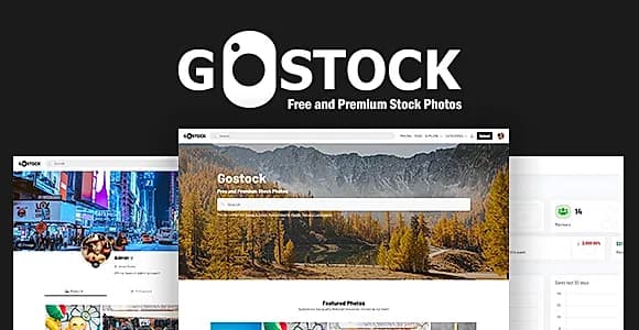 GoStock - Free and Premium Stock Photos Script