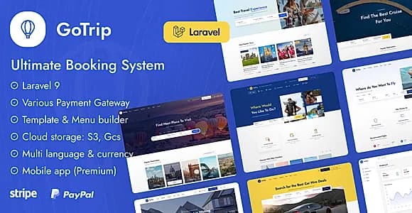 GoTrip - Laravel Booking System
