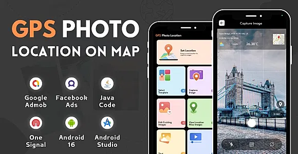 GPS Photo Location On Map with AdMob Ads Android