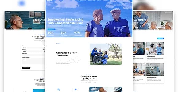 Grandcare - Residential Care Elementor Template Kit