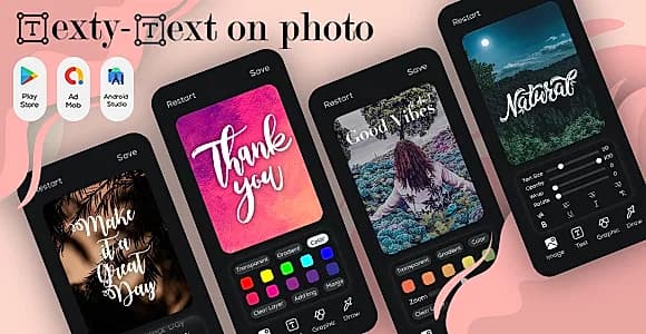 Graphic design - Text on photo - Text to Photo - Text On Picture - Font Text On Photo